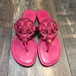 Tory Burch fuchsia Miller sandals